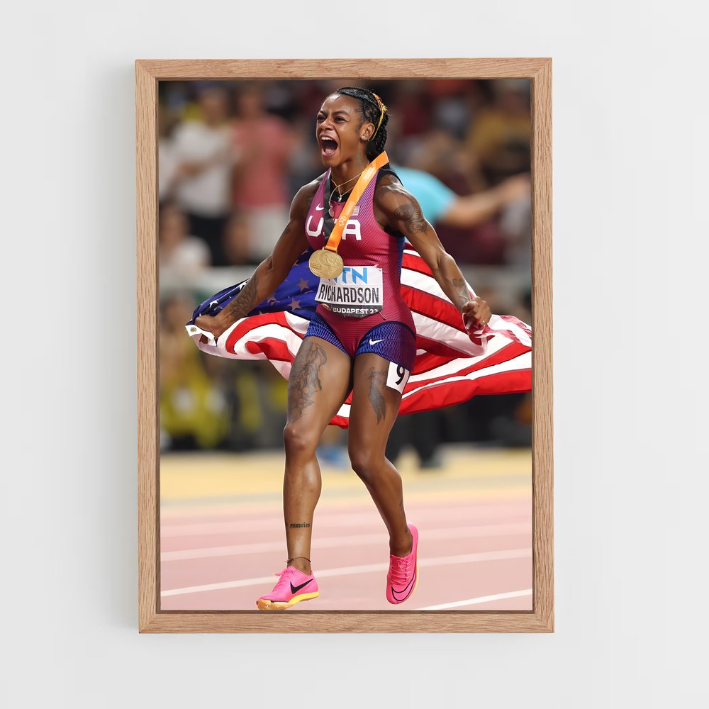 Poster richardson Vibrance – affiche Athlétisme (vue 4)